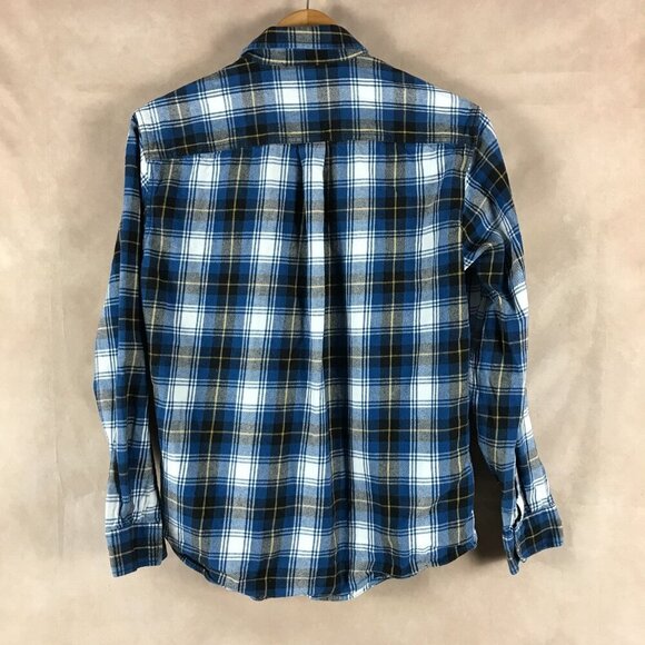 Men's EDDIE BAUER Favorite Classic-Fit Thick Cotton Button-Down Shirt MEDIUM - Picture 3 of 6